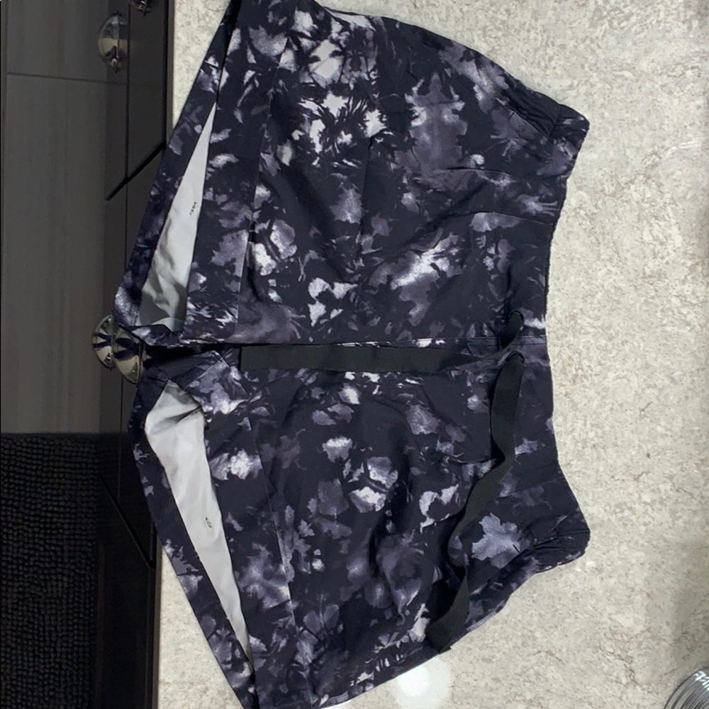 Lululemon shorts, black camp size 10